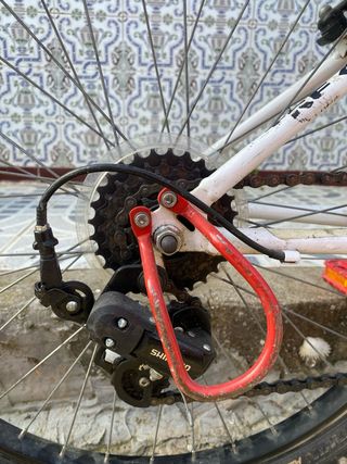 Bicicleta Montaña Btwin 24 Blanca