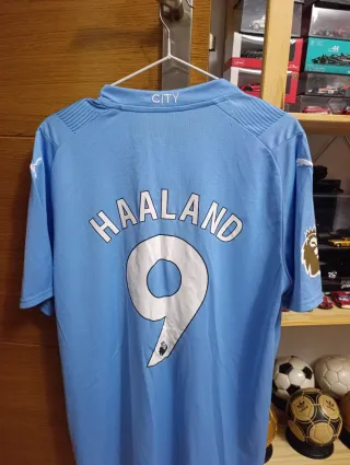 Camiseta Manchester City Haaland Talla L