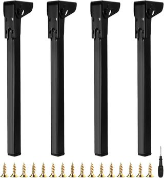 Patas de Escritorio Plegables Metal Negro