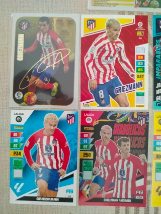 Cromos Griezmann Adrenalyn y Liga Este