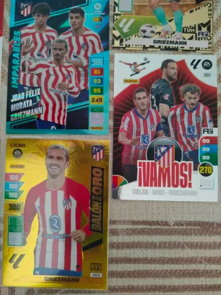 Cromos Griezmann Adrenalyn y Liga Este