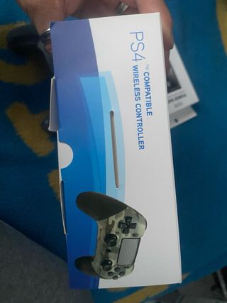 Mando PS4 Spectrum Camuflaje Gris