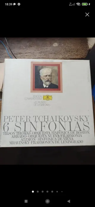 Vinilo Tchaikovsky 6 Sinfonías Deutsche Grammophon
