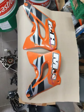 Carcasas MH RYZ 50cc Naranja/Plata