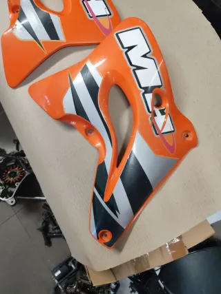 Carcasas MH RYZ 50cc Naranja/Plata