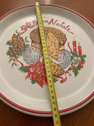Piatto Buon Natale vintage