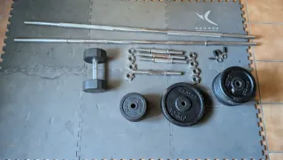 Pack pesas + banco multitarea