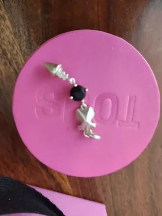 Colgante Tous Plata Negro