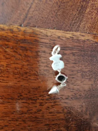 Colgante Tous Plata Negro