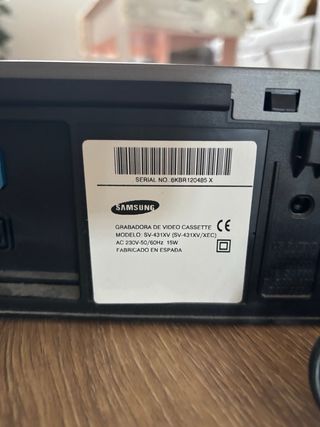Reproductor VHS Samsung SV-431XV