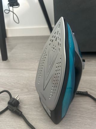 Plancha Cecotec Azul y Gris