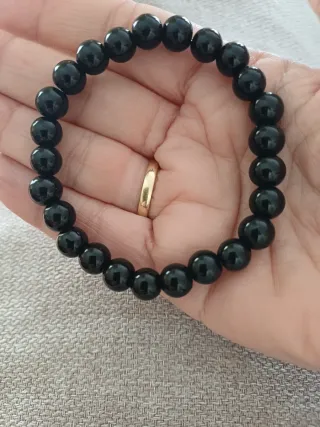 Pulsera de Obsidiana Negra