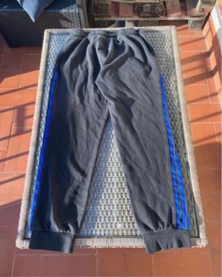 Pantalón Chandal Adidas Negro y Azul