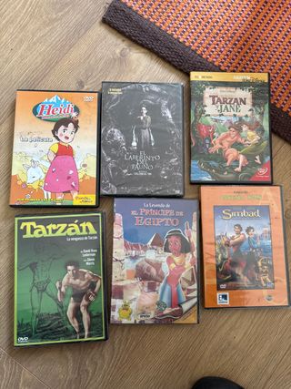 Lote 6 Películas DVD (Español)