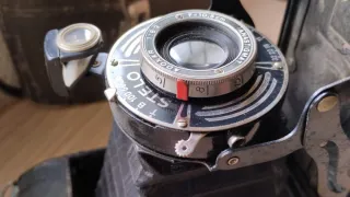 Antigua cámara de fotos vintage Adox Stelo 1936