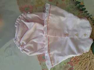 Conjunto bebé piqué rosa recién nacido