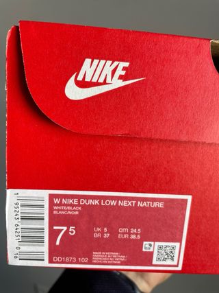 Nike Dunk Low Next Nature | Blanco/Negro