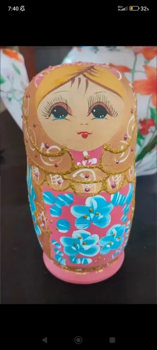 Matrioska russa dipinta a mano