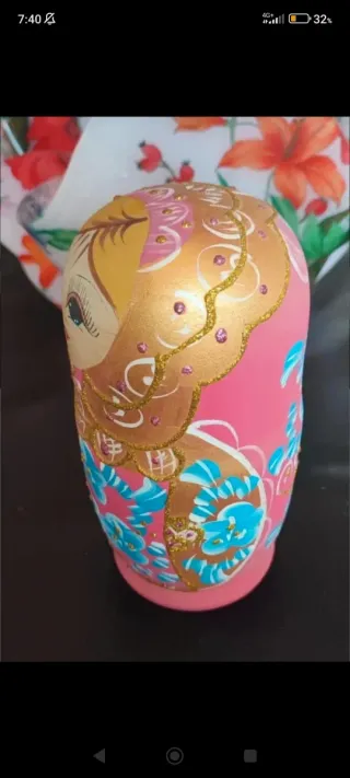 Matrioska russa dipinta a mano