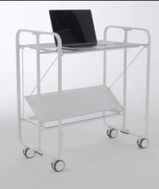 Mesa plegable con ruedas, camarera. NUEVA