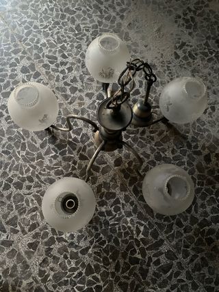 Lámpara de techo 5 brazos