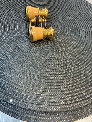 Prismáticos  con funda de cuero