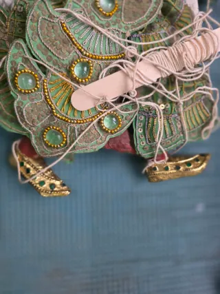 Marioneta antigua de madera