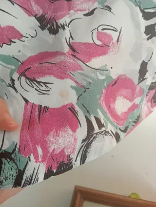 Camisa floral vintage talla 42