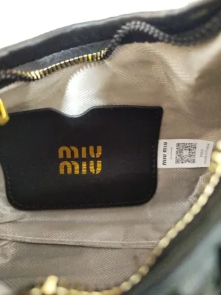 Borsa Miu Miu Nero