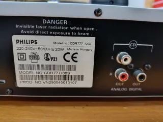 Grabador Philips Audio CD Doble Velocidad