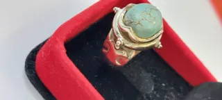 Anillo Plata Ley Turquesa