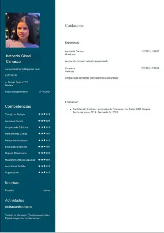 Busco Trabajdo, Tengo permiso para trabajar