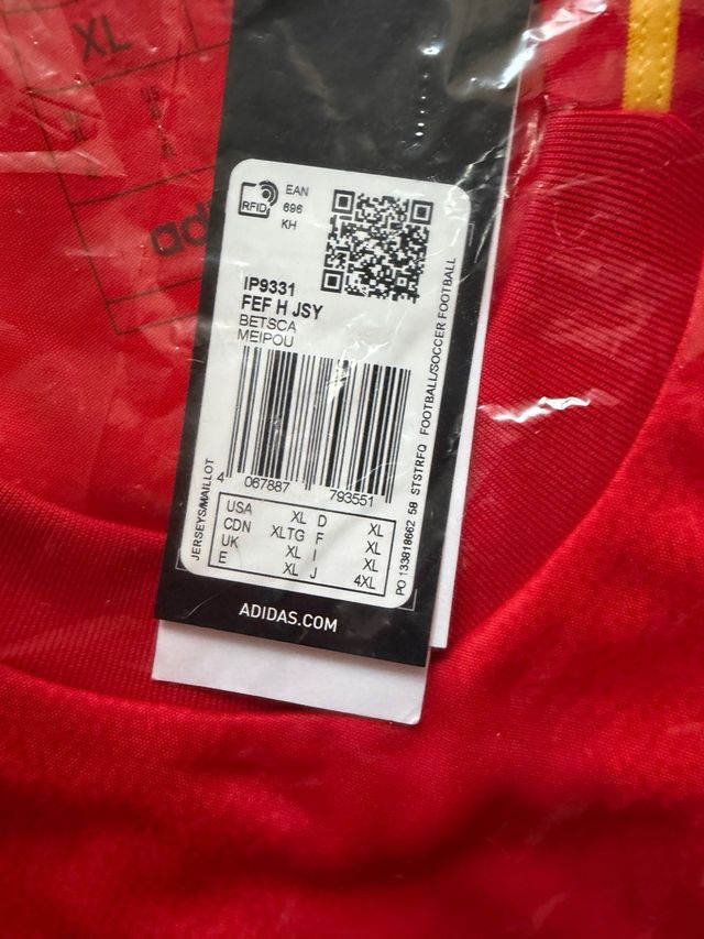 Camiseta Selección Española Fútbol Adidas