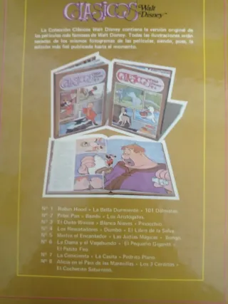 4 clásicos Walt Disney