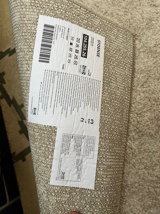 Alfombra Ikea Stoense Beige Nueva