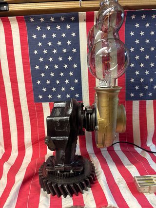 Lampada Design Turbo Metallo Vetro