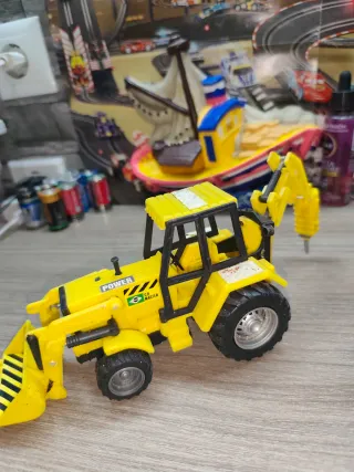 Lote 3 Tractores Escavadoras de Juguete