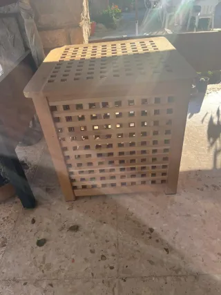 Mesa de Almacenaje de Madera