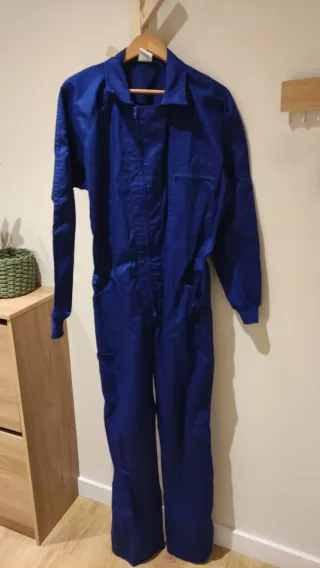 Mono de trabajo azul