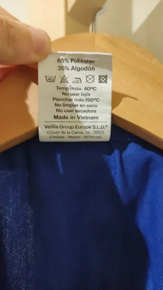 Mono de trabajo azul