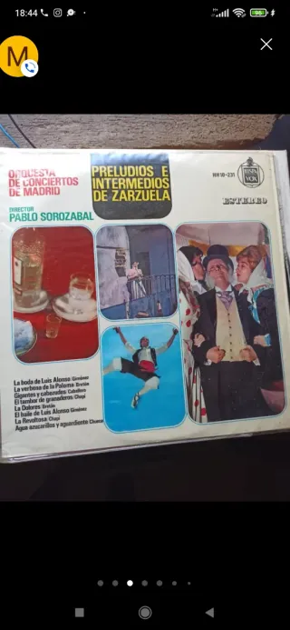 Vinilo Preludios e Intermedios de Zarzuela