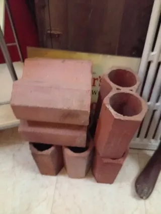 Botelleros terracota apilables (19 uds)