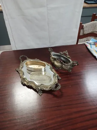 Peça decorativa em estanho