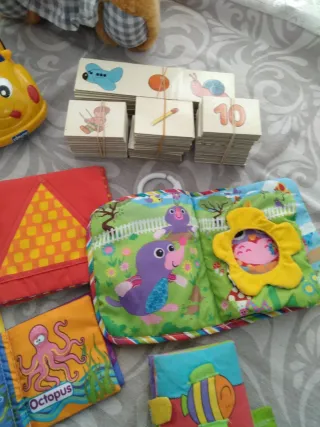 Lote Juguetes Infantiles: Peluches, Juegos, Percha