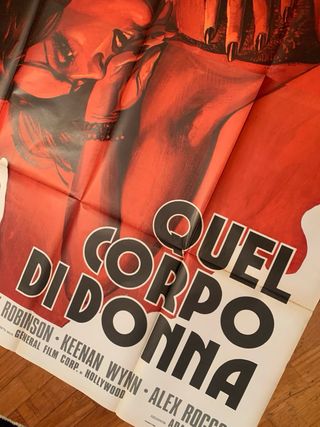 Quel corpo di donna manifesto originale 4 fogli