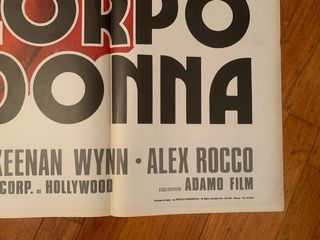 Quel corpo di donna manifesto originale 4 fogli