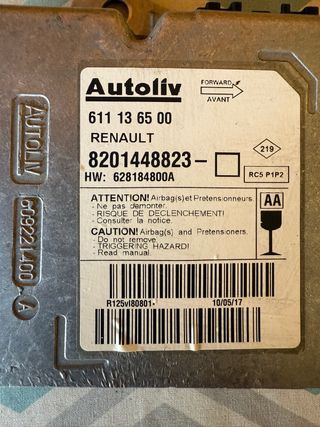Centralita Airbag Renault MásterIII Opel Movano