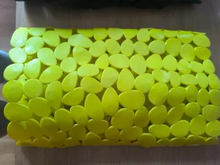 Alfombra de Bañera Piedras Negras de. 100x38