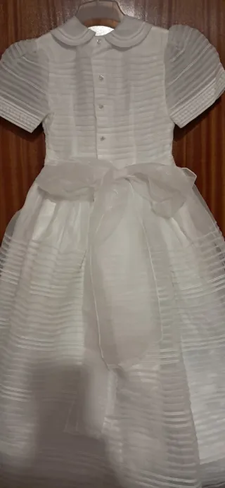 Vestido Comunión Niña Blanco