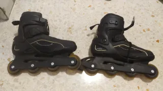 Patines en línea negros talla 44